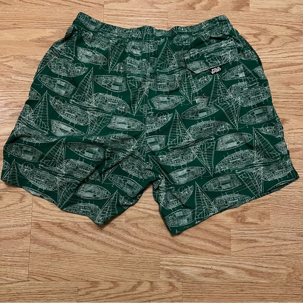 Ralph Lauren Polo Sport Swim Trunks Shorts sz LARGE